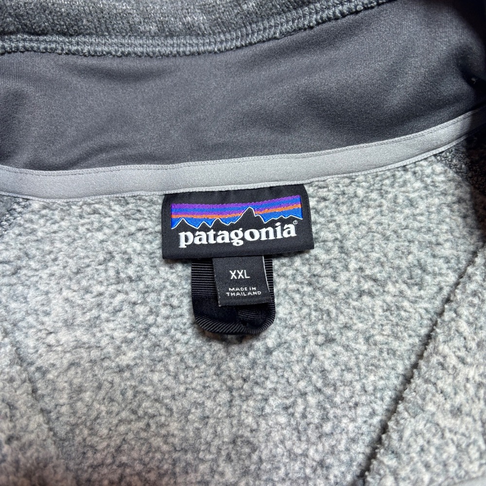 Patagonia Men's Better Sweater® 1/4-Zip Fleece Stonewash Gray Size XXL - Picture 2 of 11